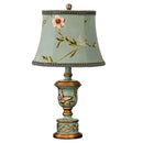 GobekUsa Green Resin Table Lamp: Retro Bedside Lamp for Bedroom Décor