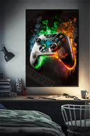 GobekUsa Retro Monkey Gaming Room Wall Art Poster