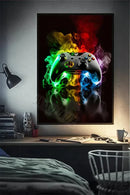GobekUsa Retro Monkey Gaming Room Wall Art Poster