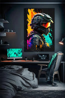 GobekUsa Retro Monkey Gaming Room Wall Art Poster