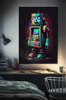 GobekUsa Retro Monkey Gaming Room Wall Art Poster