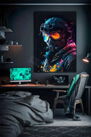 GobekUsa Retro Monkey Gaming Room Wall Art Poster