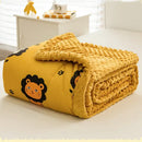 GobekUsa Cotton Floral Double Quilt | Retro Soothe Doudou Bedding Blanket