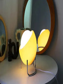 GobekUsa Glass Table Lamp: Nordic LED Retro Night Light for Bedroom and Living Room