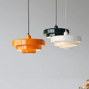 Retro Orange Metal Pendant Light