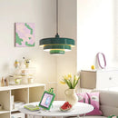 Retro Orange Metal Pendant Light