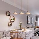 GobekUsa Brass Chandelier Light | Nordic Retro Luxury Restaurant Bar Entryway Pendant Lamp