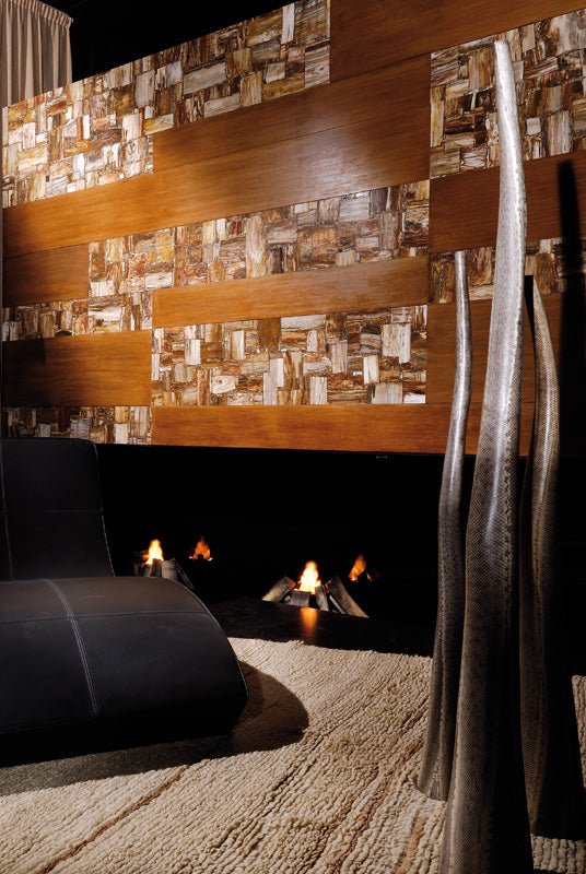 Retro Petrified Wood Precious Stone