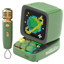 GobekUsa Ditoo-Mic Bluetooth Speaker with Karaoke Microphone, Pixel Art Display, Sound Modes