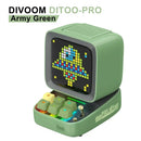 GobekUsa Ditoo-Pro Bluetooth Speaker Retro Pixel Art Alarm Clock LED Display Board