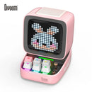 GobekUsa Ditoo-Pro Bluetooth Speaker Retro Pixel Art Alarm Clock LED Display Board