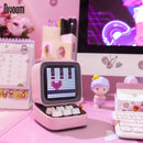 GobekUsa Ditoo Pixel Art Game Bluetooth Speaker: 16X16 LED Display Board (Pink)