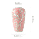 GobekUsa Blue White Porcelain Vase Chinese Retro Home Decor Flower Vase