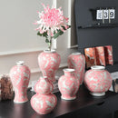 GobekUsa Blue White Porcelain Vase Chinese Retro Home Decor Flower Vase