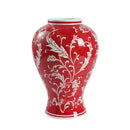 GobekUsa Blue White Porcelain Vase Chinese Retro Home Decor Flower Vase