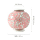 GobekUsa Blue White Porcelain Vase Chinese Retro Home Decor Flower Vase
