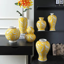 GobekUsa Blue White Porcelain Vase Chinese Retro Home Decor Flower Vase