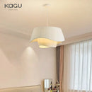 GobekUsa Cream Fabric Chandelier: Retro Nordic Attic Light for Bedroom, Living Room, Dining Room