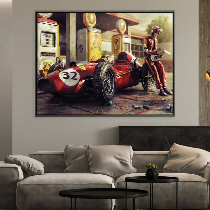 Retro Racing Canvas