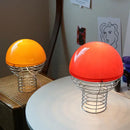 GobekUsa Glass Table Lamp Homestay Retro Decoration Bedside Living Room Children's Bedroom
