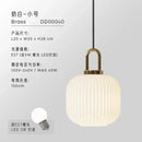 GobekUsa Glass Pendant Lights LED E27 Retro Luxury Hanging Fixtures for Dining Room