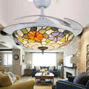 GobekUsa 42 Inch Retro Ceiling Fan Light with Remote Control for Living Room and Dining Room