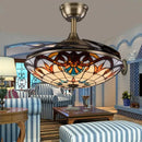 GobekUsa 42 Inch Retro Ceiling Fan Light with Remote Control for Living Room and Dining Room