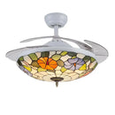 GobekUsa 42 Inch Retro Ceiling Fan Light with Remote Control for Living Room and Dining Room