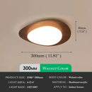 GobekUsa Retro-Style Walnut Acrylic Ceiling Light
