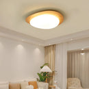 GobekUsa Retro-Style Walnut Acrylic Ceiling Light