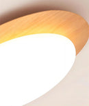 GobekUsa Retro-Style Walnut Acrylic Ceiling Light