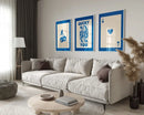 GobekUsa Retro Wall Art Posters Set - Luck Queen Ace