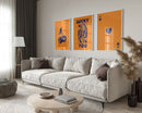 GobekUsa Retro Wall Art Posters Set - Luck Queen Ace