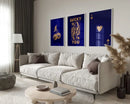 GobekUsa Retro Wall Art Posters Set - Luck Queen Ace