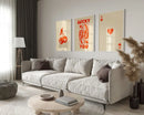 GobekUsa Retro Wall Art Posters Set - Luck Queen Ace