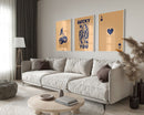 GobekUsa Retro Wall Art Posters Set - Luck Queen Ace