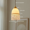 GobekUsa Glass Tassels LED Pendant Lights for Living Dining Bedroom, Retro Style Luminaires