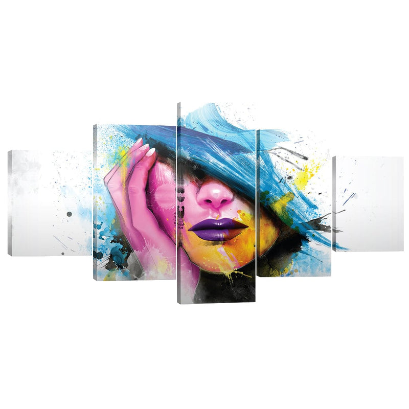 Revealing Beauty Canvas - 5 Panel