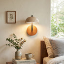 Reverse Travertine Wall Light
