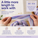 Bambino Range Roving (8 Ounces) | Tonal Blend of 85% Dyed Merino and 15% Dyed Bamboo