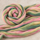 Bambino Range Roving (8 Ounces) | Tonal Blend of 85% Dyed Merino and 15% Dyed Bamboo