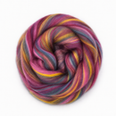 Bambino Range Roving (8 Ounces) | Tonal Blend of 85% Dyed Merino and 15% Dyed Bamboo