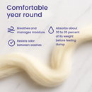 Superfine Merino Wool | 18.5 Micron Combed Top by Revolution Fibers
