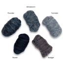 Shadowlands Carded Corriedale Wool Sliver Variety Pack by Revolution Fibers