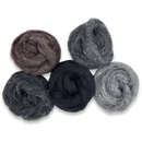 Shadowlands Carded Corriedale Wool Sliver Variety Pack by Revolution Fibers