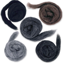 Shadowlands Carded Corriedale Wool Sliver Variety Pack by Revolution Fibers
