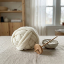 Undyed Cheviot Combed Wool Top