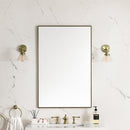James Martin Rohe 26" Mirror, Champagne Brass