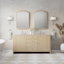 James Martin Gracyn 72" Double Bathroom Vanity, Coastal Driftwood