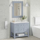 James Martin Solene 28" Mirror, Serenity Blue